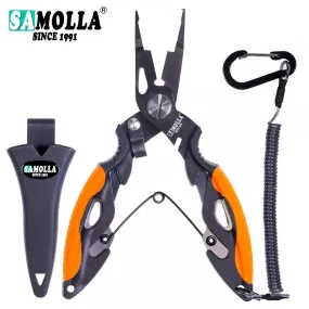 Versatile SAMOLLA Multifunctional Fishing Pliers: Essential Tool for Anglers