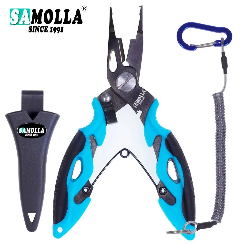 Versatile SAMOLLA Multifunctional Fishing Pliers: Essential Tool for Anglers