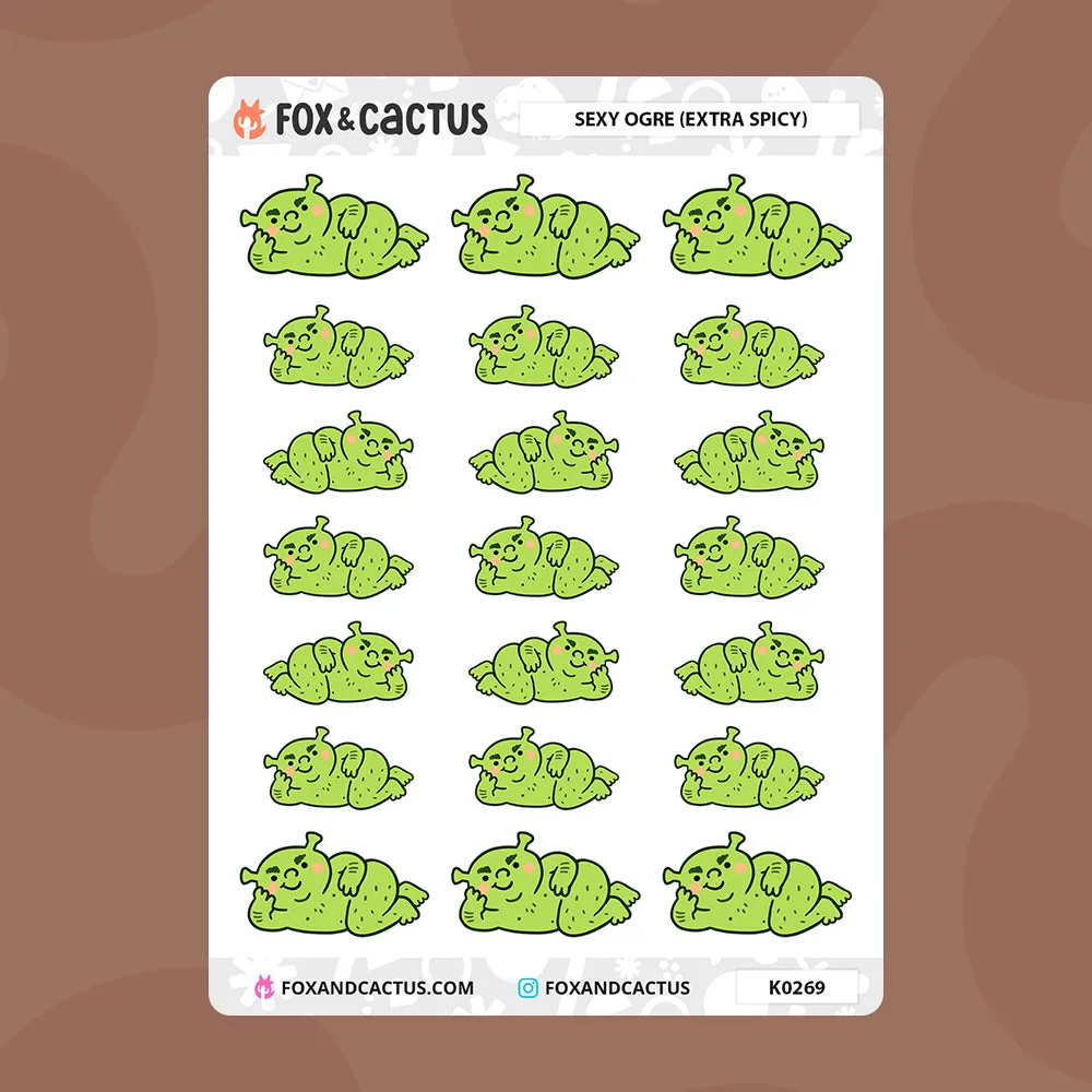 Sexy Ogre Stickers
