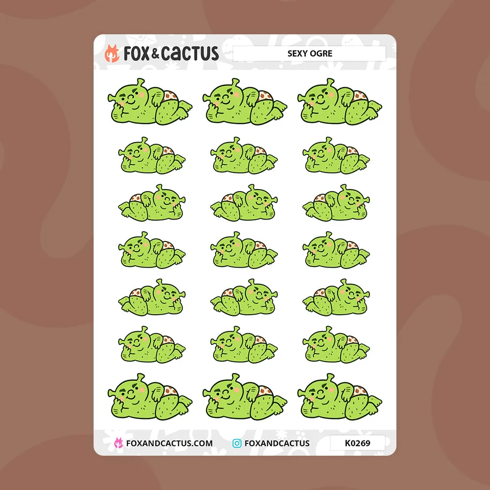 Sexy Ogre Stickers