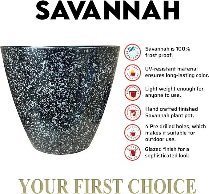 SG Traders™ Savannah plant pots (Pack of 2)