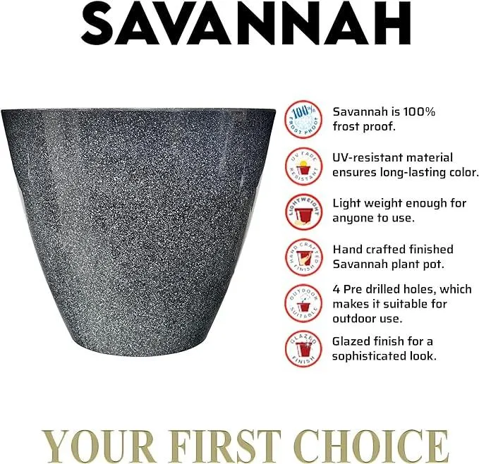 SG Traders™ Savannah plant pots (Pack of 2)