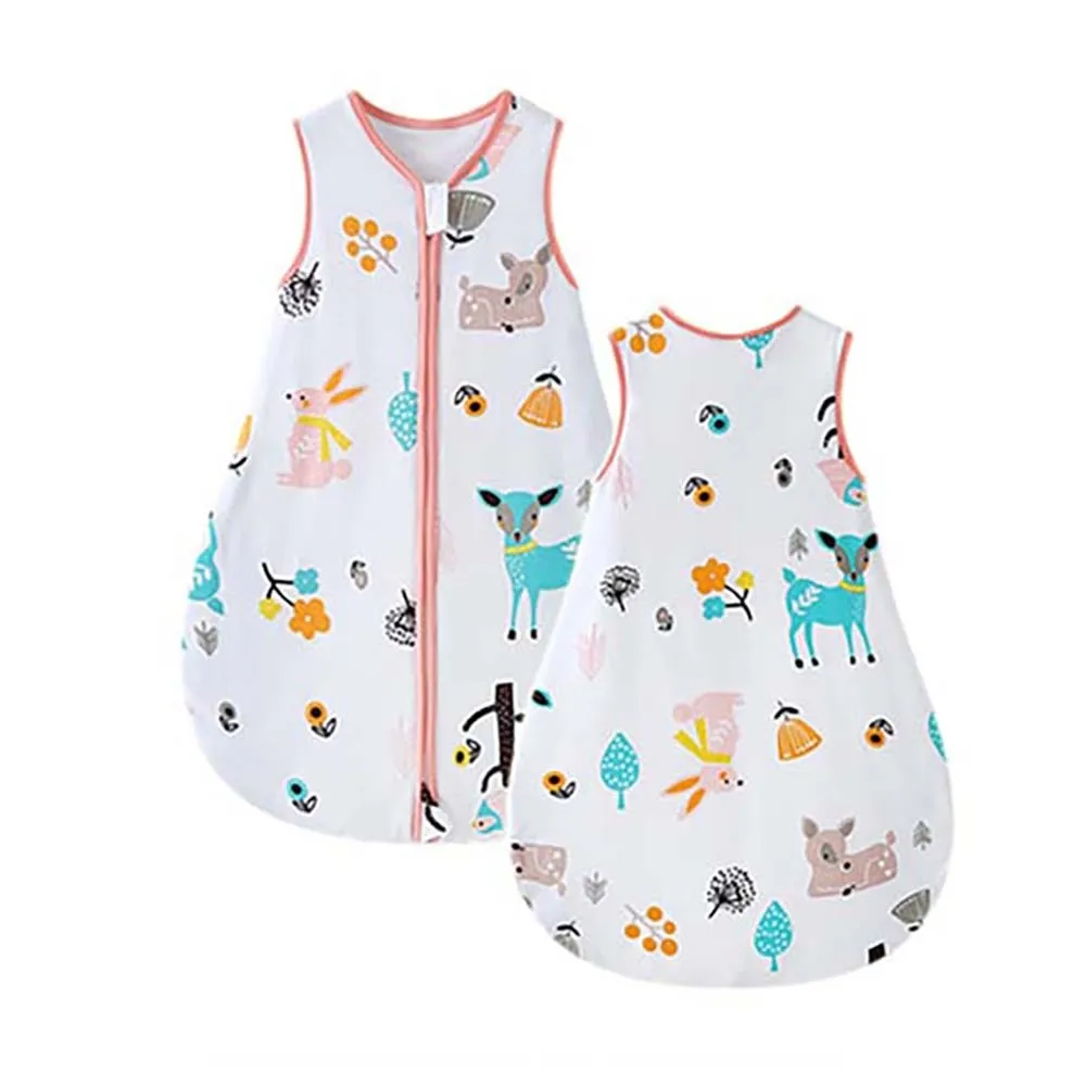 Sleeveless Cotton Baby Sleeping Bag