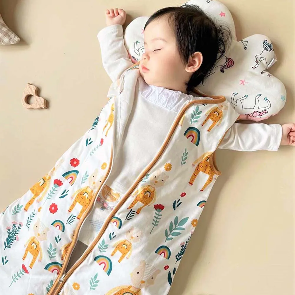 Sleeveless Cotton Baby Sleeping Bag