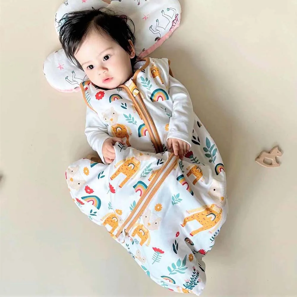 Sleeveless Cotton Baby Sleeping Bag