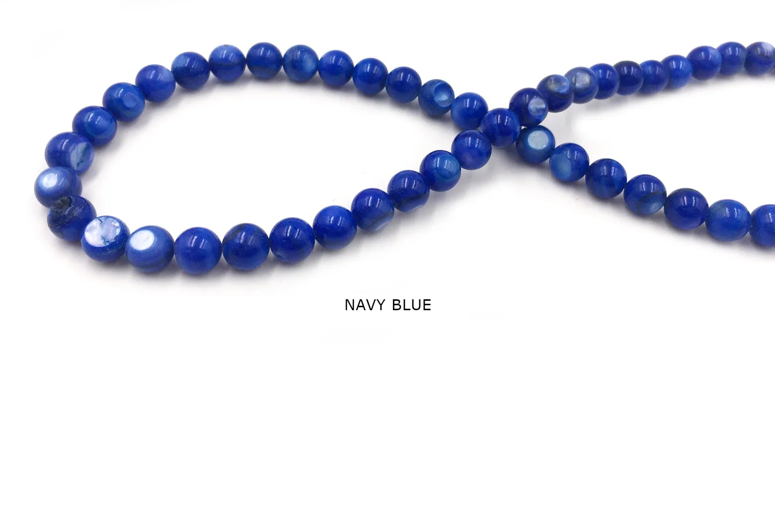 SP1030-19 Round Shell Bead 6mm