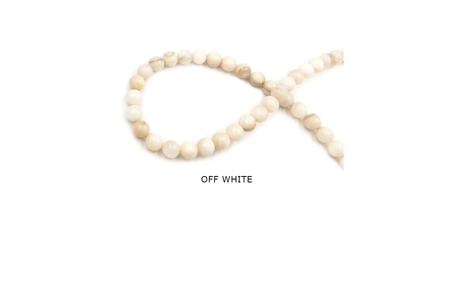 SP1030-19 Round Shell Bead 6mm