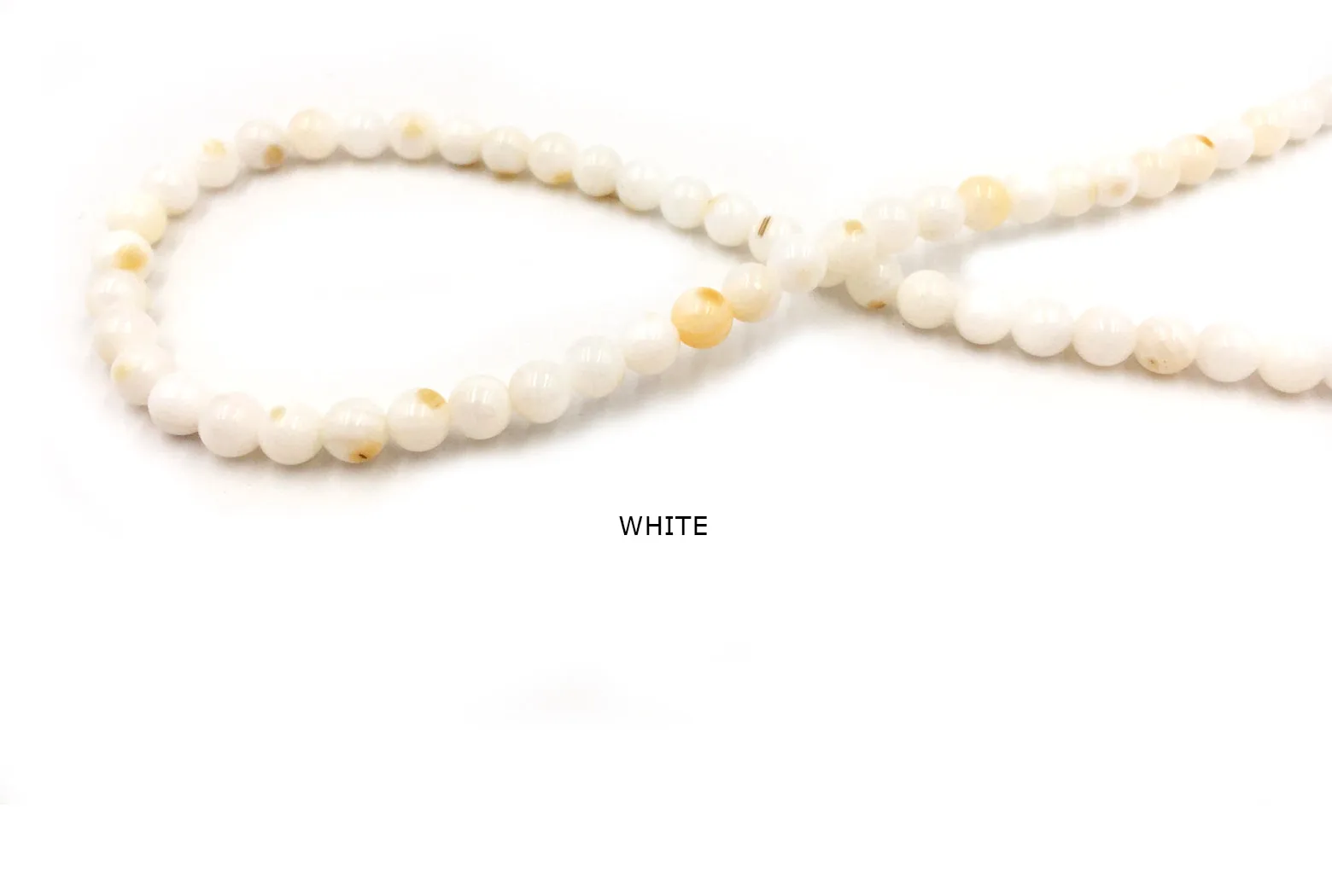 SP1030-19 Round Shell Bead 6mm