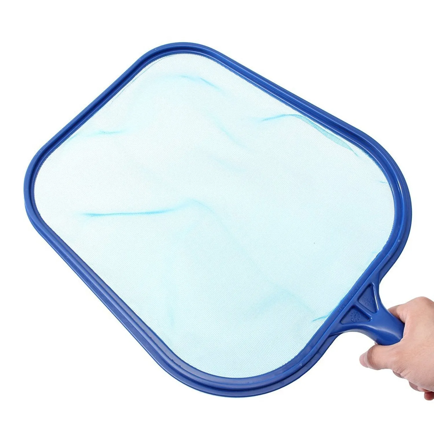 SupplyPro Swimming Pool Skimmer Leaf Net, Nylon Micro-Mesh Skimmer Net Fits Most Standard Pole for Removing Swimming Pool Leaves and Debris (Plastic Frame)