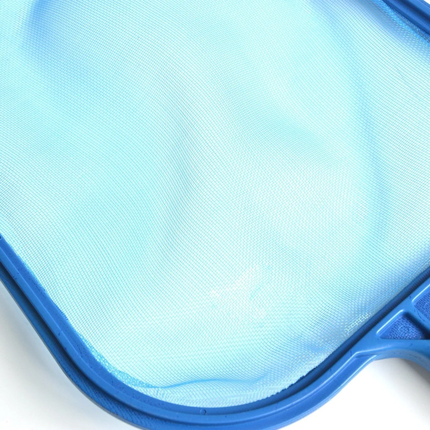 SupplyPro Swimming Pool Skimmer Leaf Net, Nylon Micro-Mesh Skimmer Net Fits Most Standard Pole for Removing Swimming Pool Leaves and Debris (Plastic Frame)
