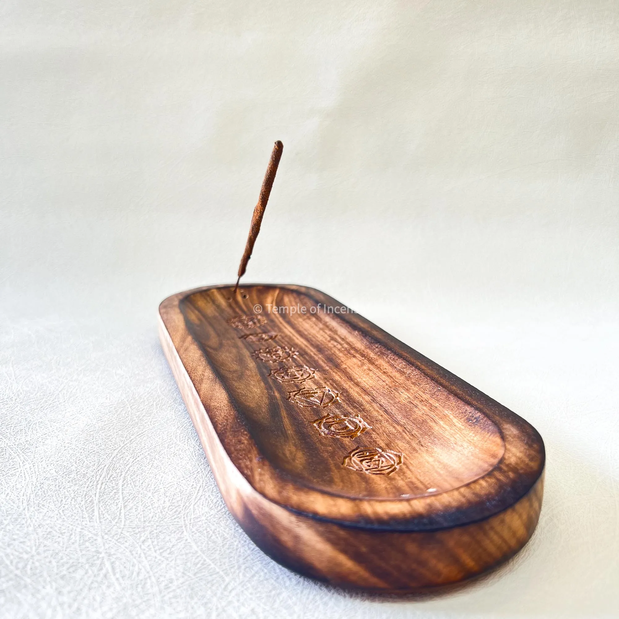 Temple of Incense 7 Chakra Wooden Incense Holder
