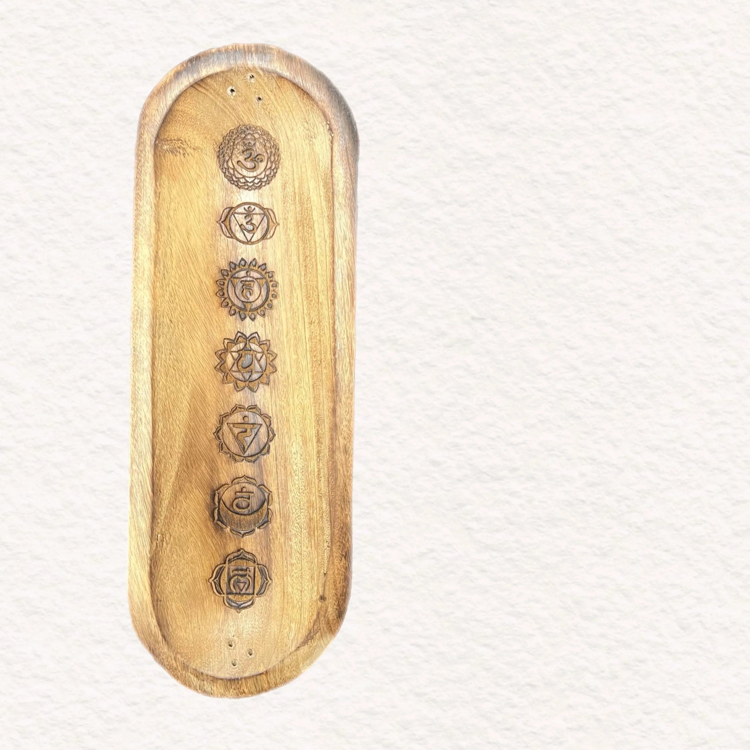 Temple of Incense 7 Chakra Wooden Incense Holder